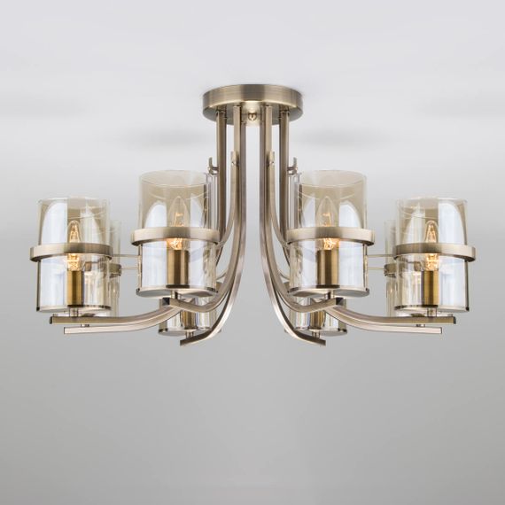 Потолочная люстра Eurosvet 60085/8 античная бронза