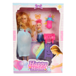 Кукла тип Модель беременная с ребенком коробка ZR-506A