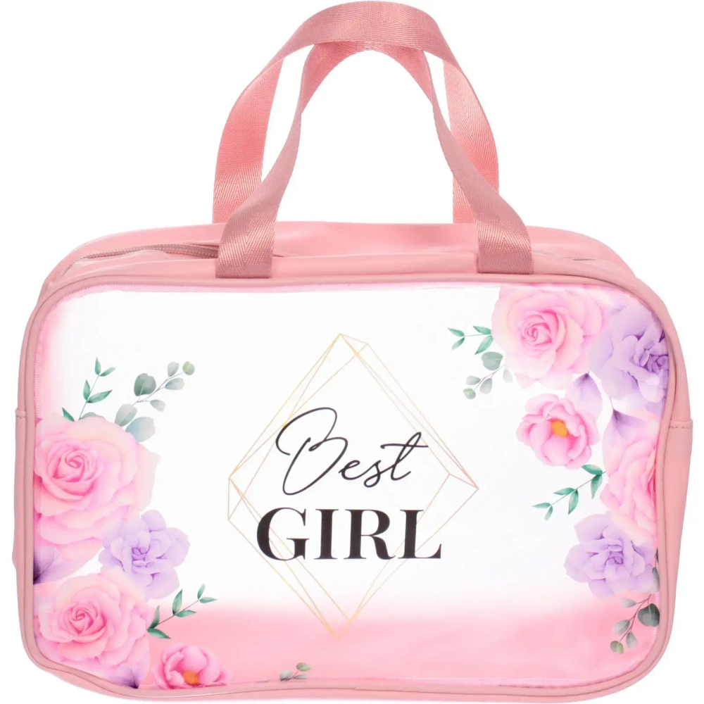 Косметичка универсальная «Best girl», цвет как на фото, 21*31*12см