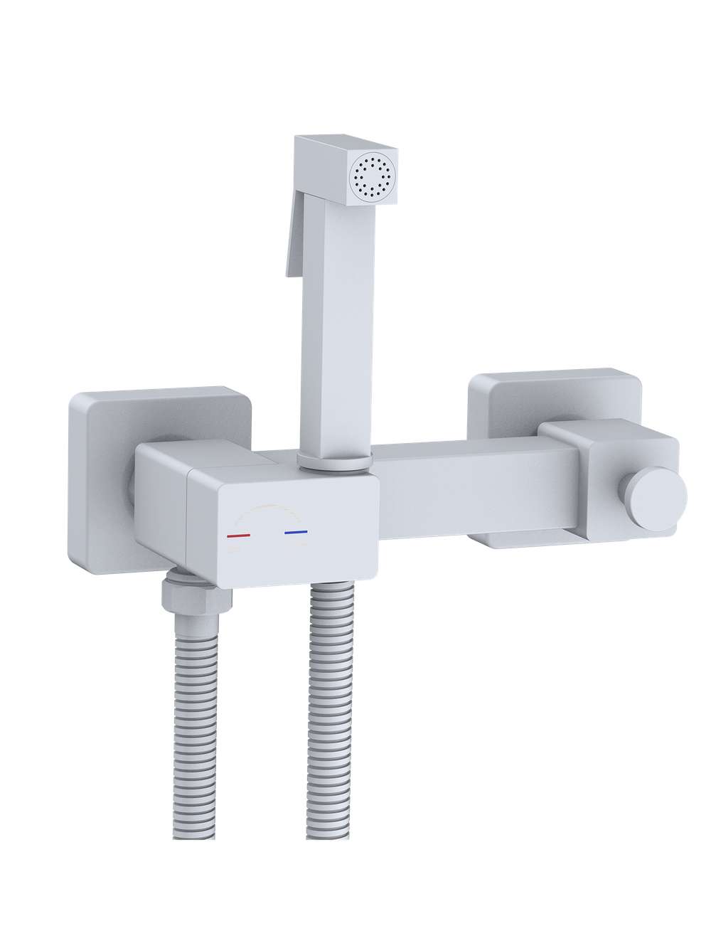 Гигиенический душ WeltWasser  HIGI Q02 WT 10000013674 латунь  Белый матовый