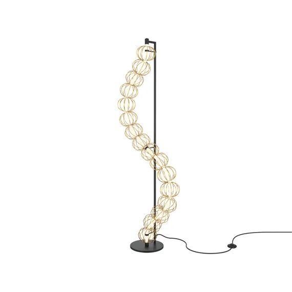 Напольный светильник (торшер) Золотая клетка / Golden Cage 3000К 48Вт Maytoni mod216fl-l38g3k