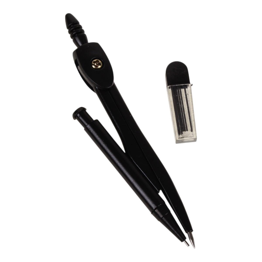 Циркуль-автоматический с запасными стержнями в пластиковом футляре