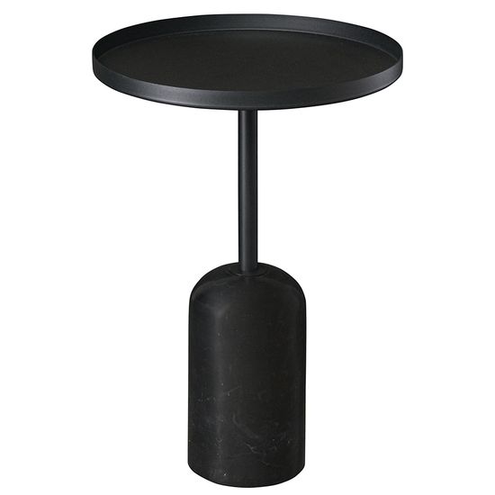 Столик кофейный lars, D40 см, черный