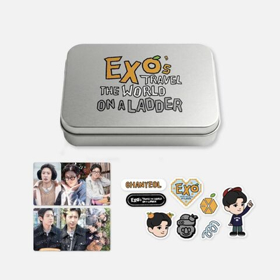 (ПРЕДЗАКАЗ) товары EXO - EXO's TRAVEL THE WORLD ON A LADDER OFFICIAL MD TINCASE SET