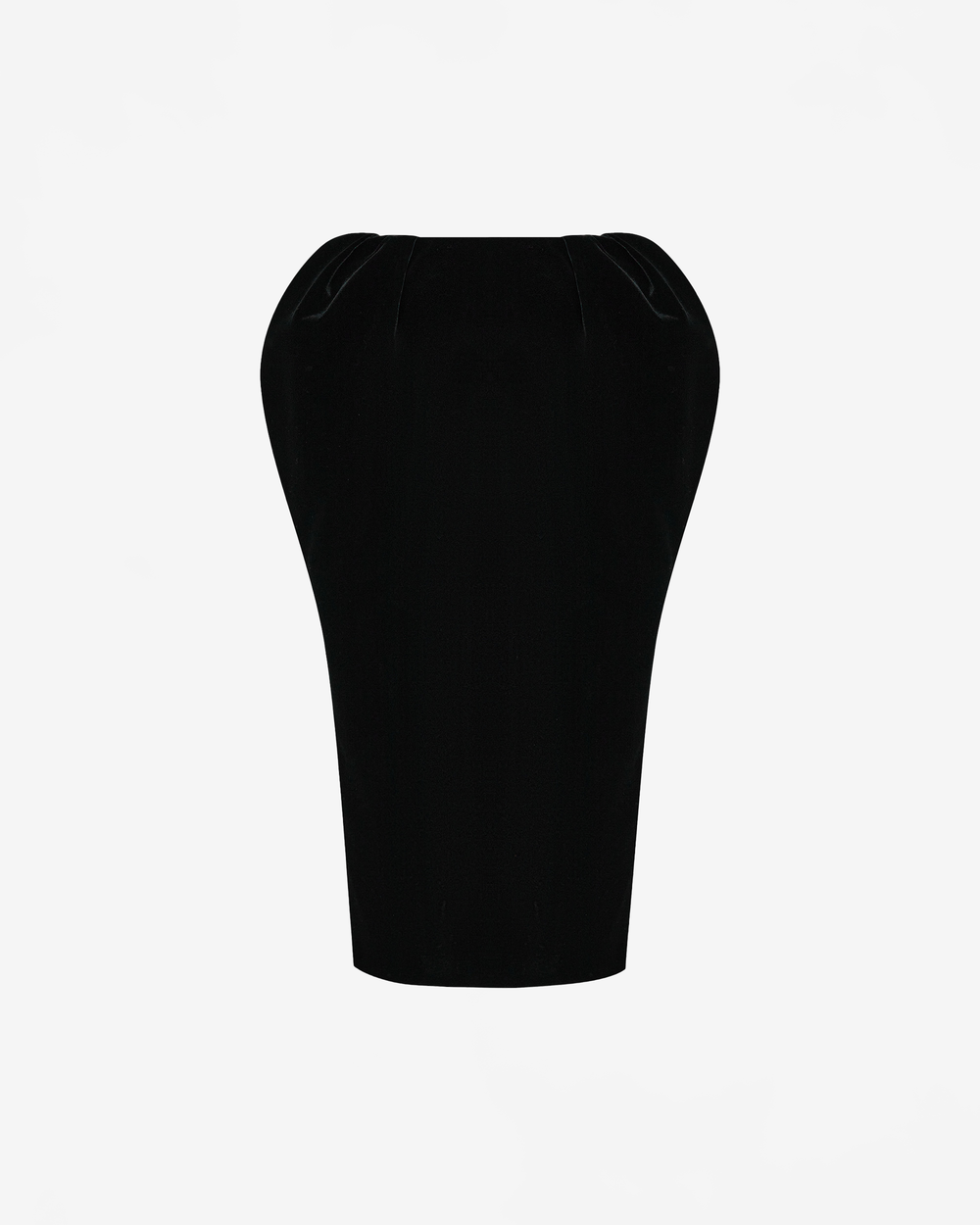 Юбка миди из бархата