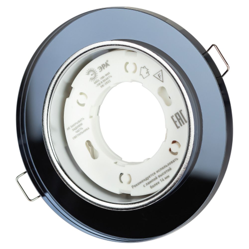 Встраиваемый светильник со светодиодной подсветкой ЭРА DK LD51 BK GX53 черный