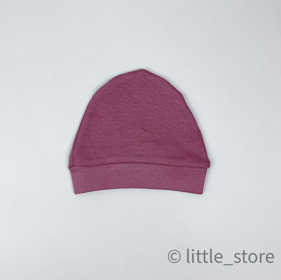 Шапочка хлопковая "Basic" Ягодная