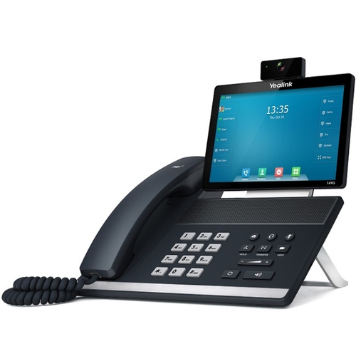 VoIP-телефон Yealink VP-T49G, сенсорный экран, поддержка SIP, черный