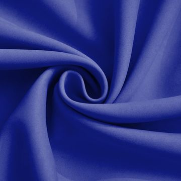 Комплект штор блэкаут (синий) и вуаль (белый)