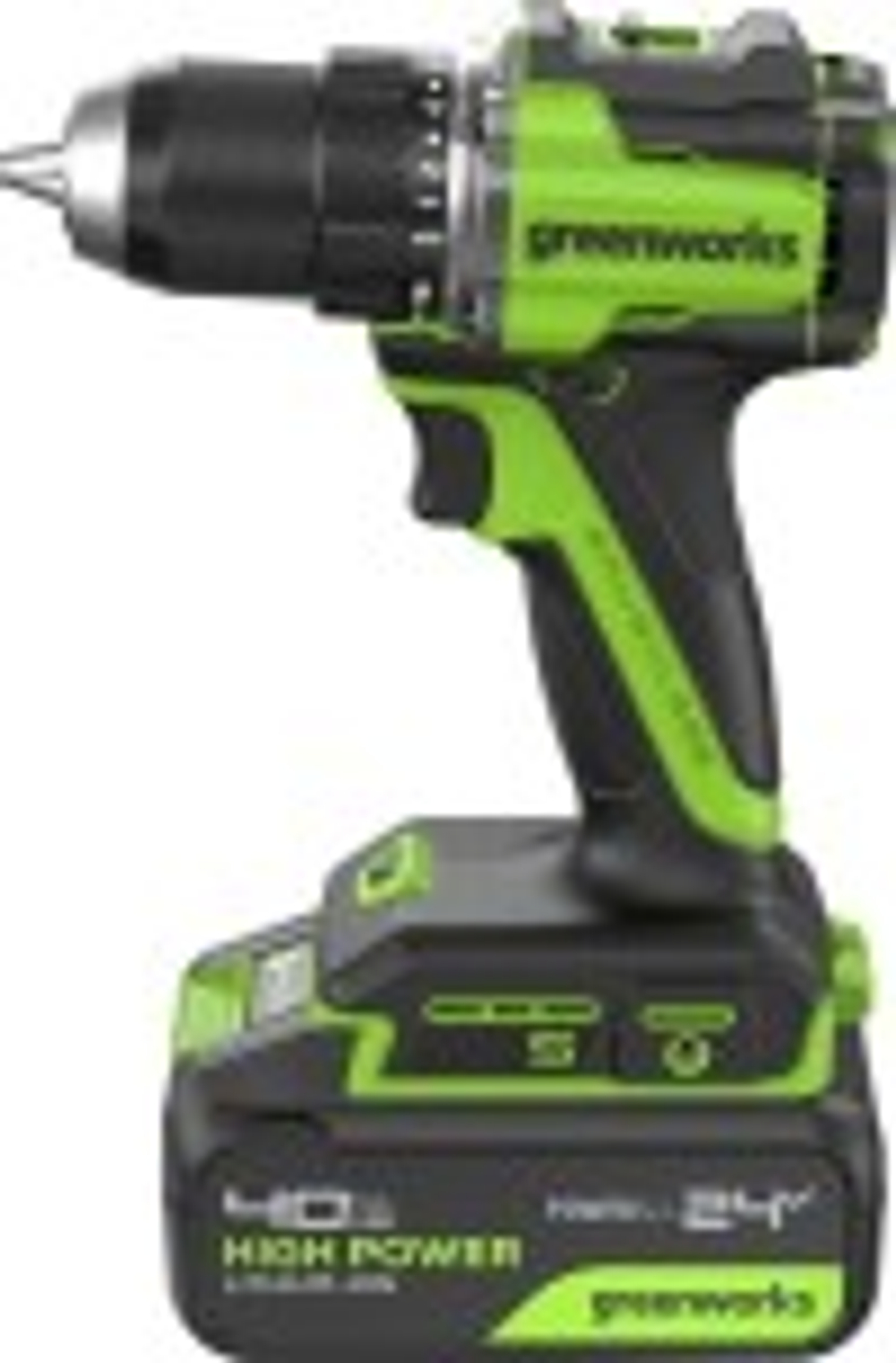 Дрель-шуруповерт аккумуляторная GREENWORKS DD560 24V, АКБ 4Ач и ЗУ 3708407CUB