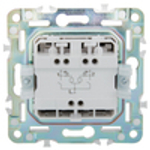 SKANDY Выключатель 2-клавишный 10А SK-V04G графит IEK