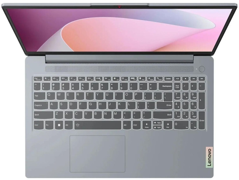 Ноутбук  Lenovo IdeaPad Slim 3 15AMN8 15.6 ", Ryzen 5, 16 Гб RAM, 512 Гб SSD, Radeon Graphics, Серый