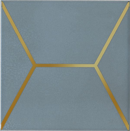 Декор Витраж OP/E181/17067 голубой