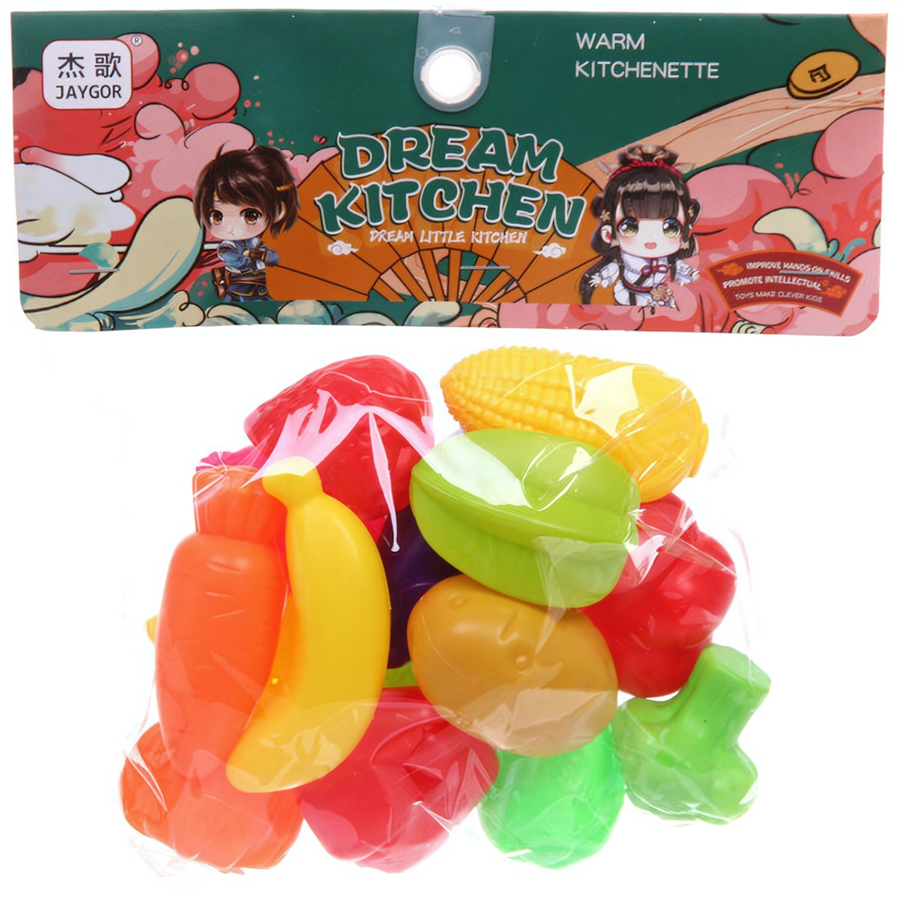 Игрушки в виде еды «Дачный сезон», 15 предметов, 23*21 см