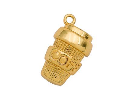 Подвеска "Стакан "Coff", 17мм (уценка)