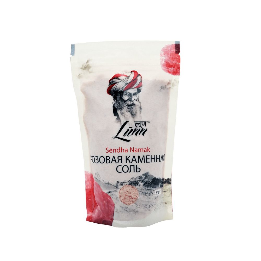 Специя Соль Розовая Каменная Lunn Sendha Namak Pink Rock Salt 500 г