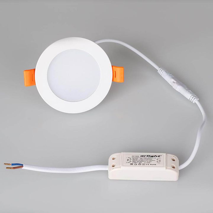 Встраиваемый светодиодный светильник Arlight DL-BL90-5W White 021430
