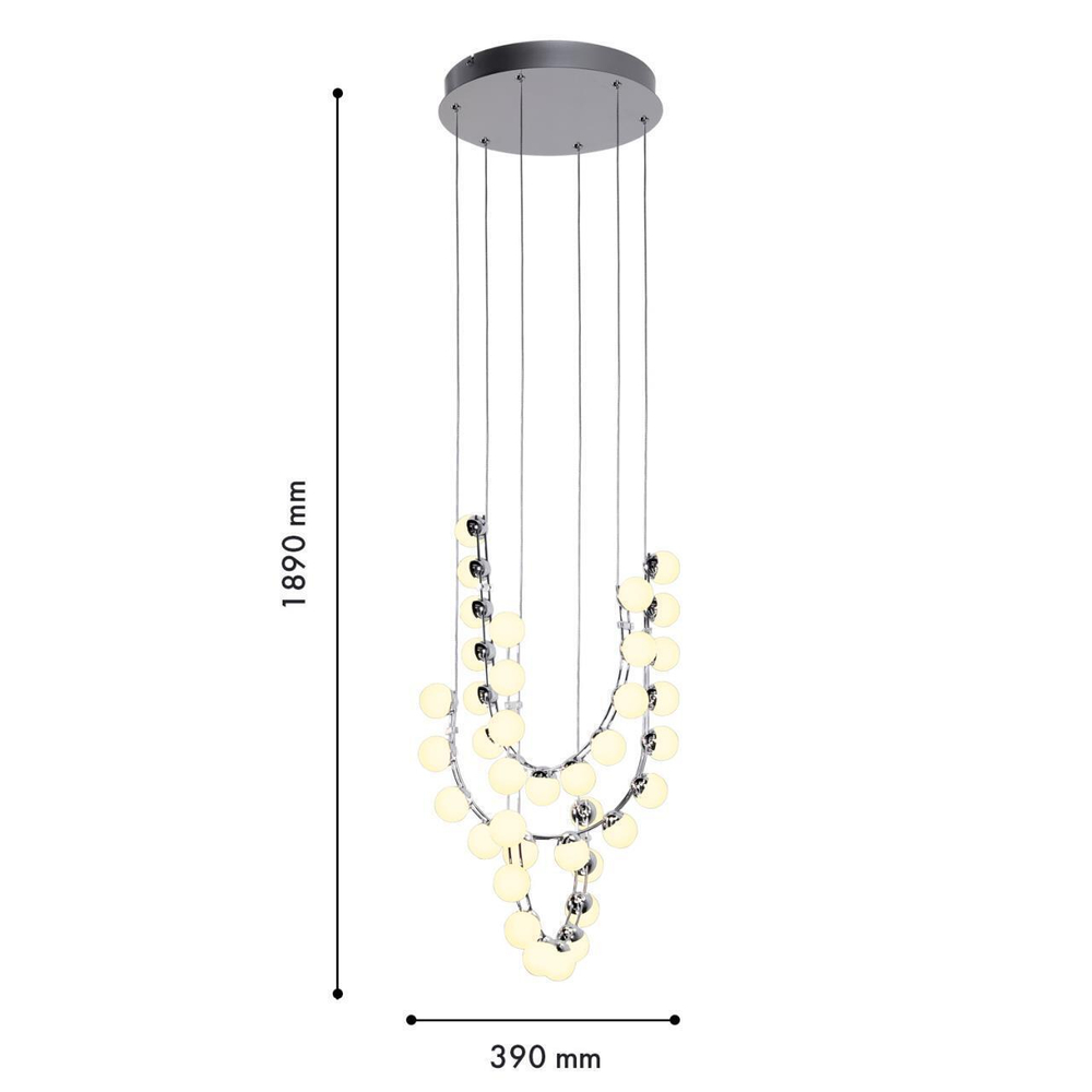 Подвесной светодиодный светильник Favourite Helmet 4589-4P