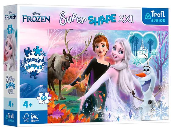 Puzzle - &quot;60 XXL&quot; - Dancing sisters / Disney Frozen
