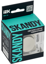 SKANDY Светорегулятор поворотный 600Вт SK-D01B бежевый IEK