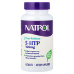 Natrol, 5-HTP, медленное высвобождение, 45 таблеток
