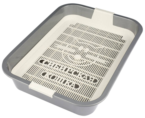 Сибирская кошка туалет для кошек с сеткой,высокие ножки