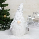 Сувенир новогодний «Лесовичок - Затейник» 41*13 см, Золото (с подсветкой)