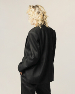 Женский жакет из шерсти Черный