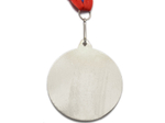 Медаль спортивная с лентой 2 место диаметр 6 см, с жетоном: Т6-2