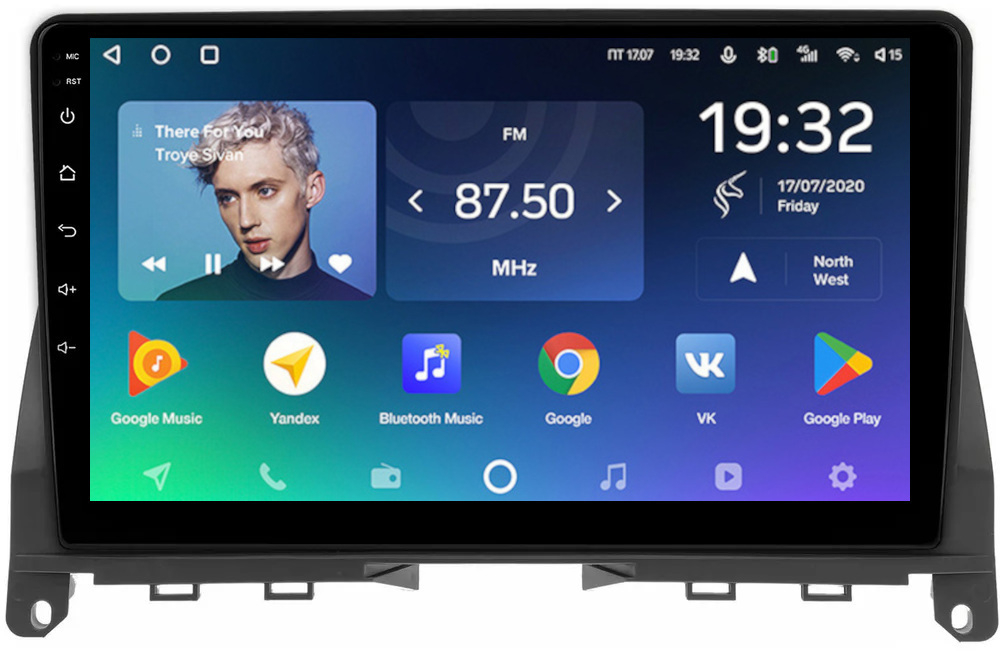 Магнитола для Mercedes-Benz C-класс W204 2007-2011 - Teyes SPRO+ Android 10, ТОП процессор, 4-32, SIM-слот