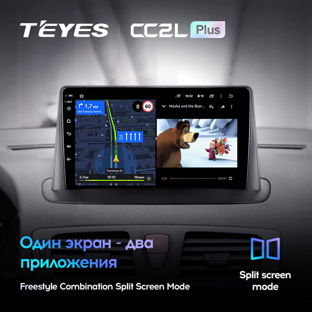 Teyes CC2L Plus 9" для Renault Megane 2008-2014