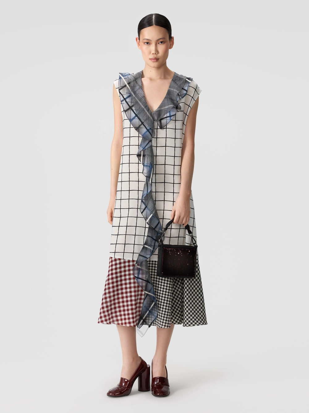 Платье с воланами OLA OLA