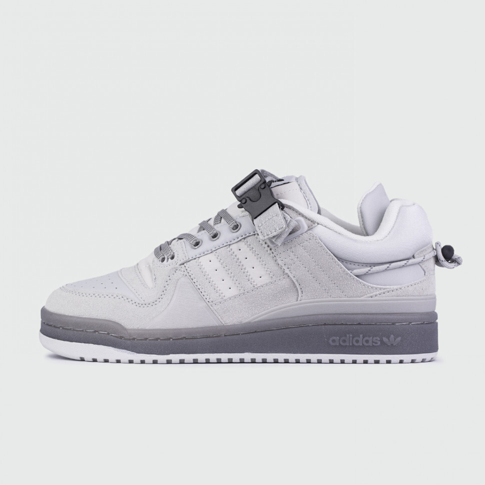 кроссовки Adidas Forum Low x Bad Bunny Light Grey Wmns