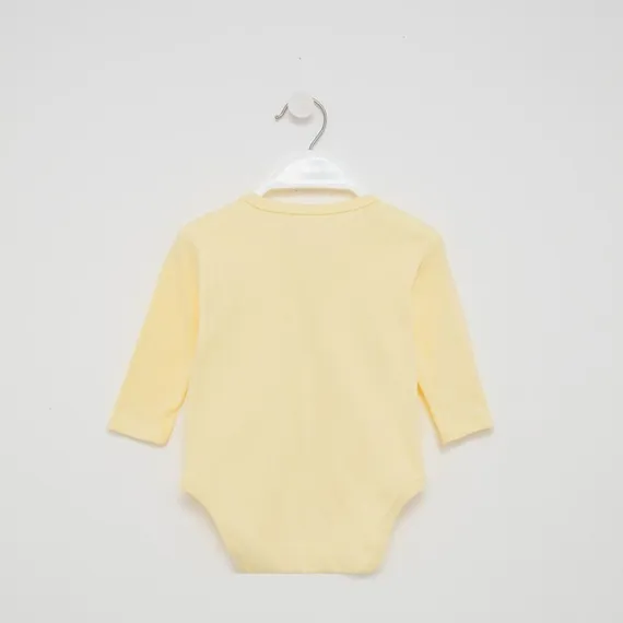 Боди детское, цвет желтый, рост 62 см