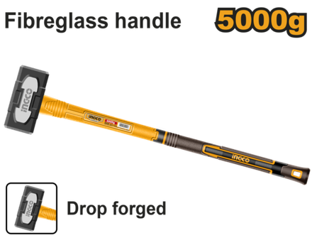 Кувалда с фиберглассовой рукояткой INGCO HSTH83598 5 кг