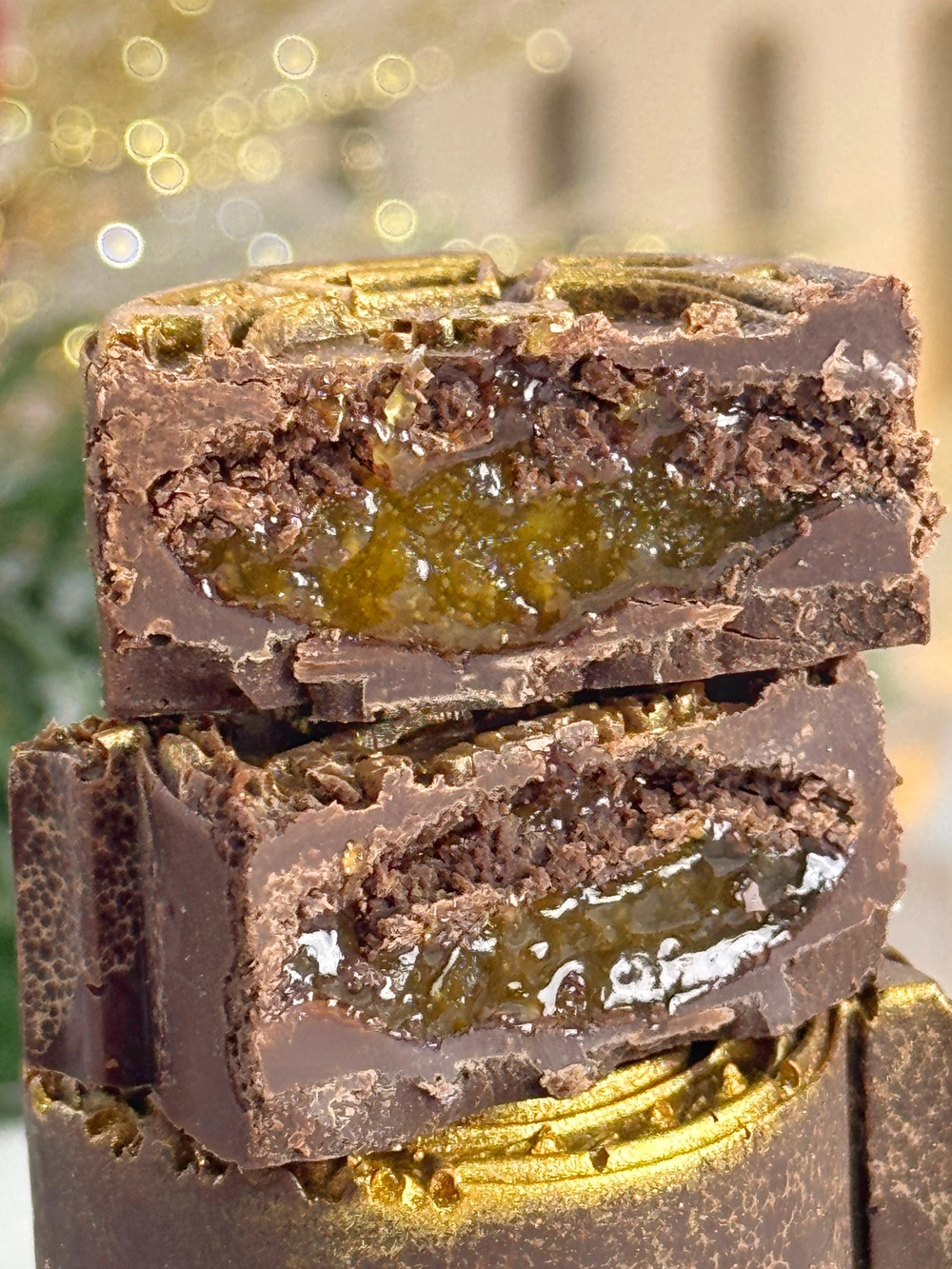 Подарочный набор конфет из тёмного бельгийского шоколада с начинкой 7 шт - 23 февраля