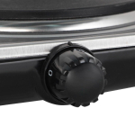 Плита электрическая Econ, ECO-135HP, 1000 Вт, 1 конф, диск, эмаль, механ, пер повор, чер