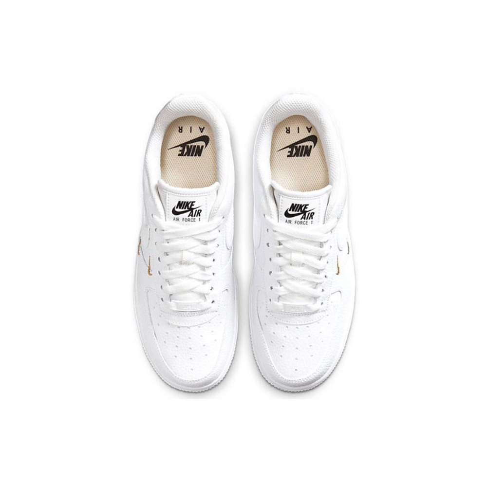 Кроссовки Nike Air Force 1 GS 07 Essential White Metallic Gold