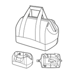 Сумка allrounder l glencheck red