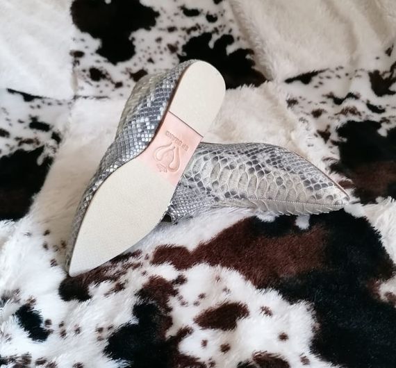 Ботильоны из кожи питона SH 135