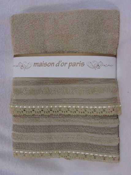 Набор полотенец  CROCHET - КРОКЕТ 3пр 30х50 50х90 и 70х140 Maison Dor (Турция)