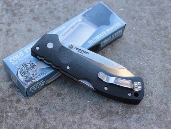 Складной нож Cold Steel 30U Ultimate Hunter c клинком из стали CPM-S35VN, рукоять G10