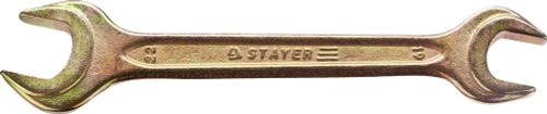 STAYER 19 x 22 мм, рожковый гаечный ключ (27038-19-22)