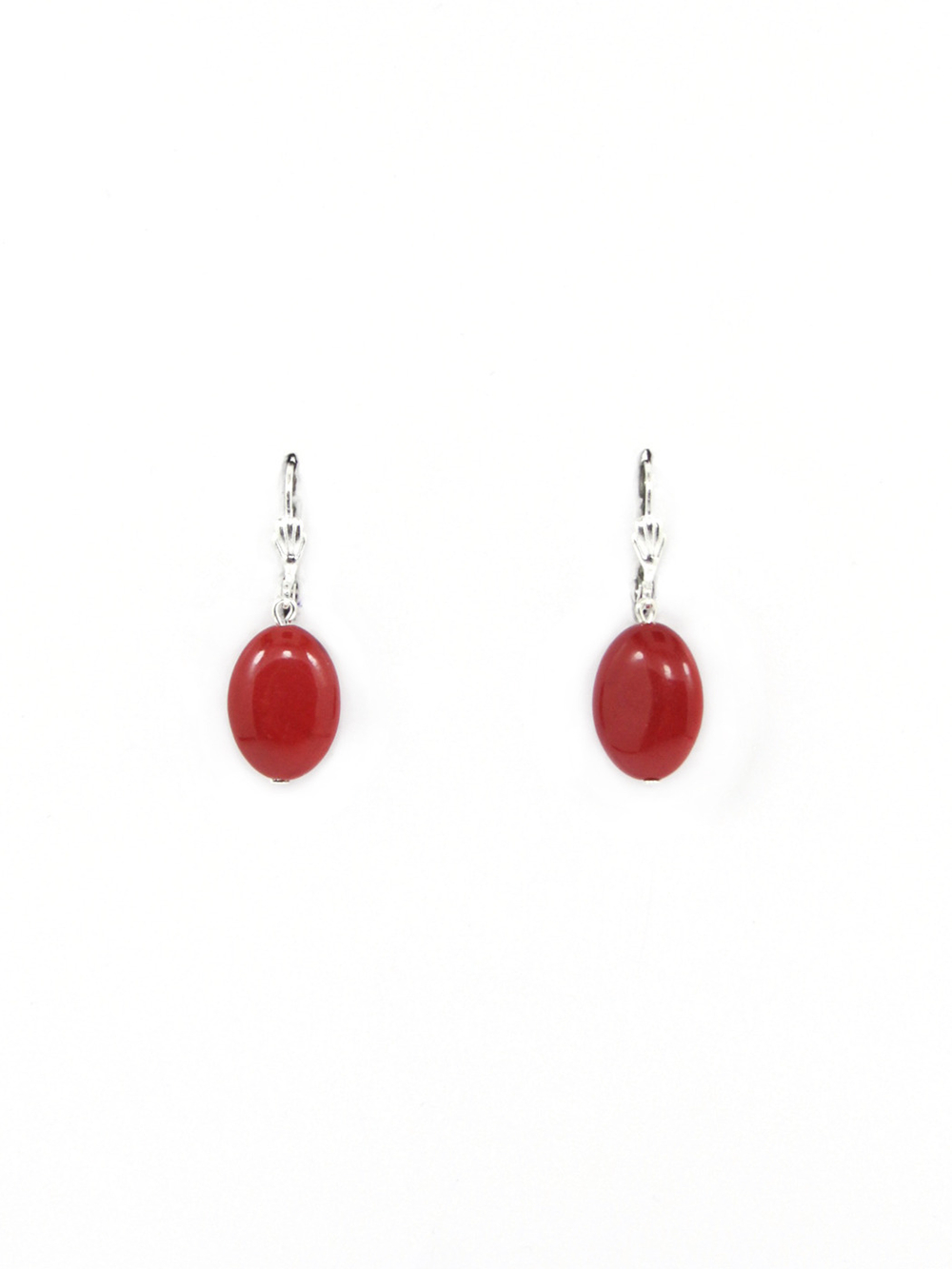 Серьги из коралла kose001-ov
