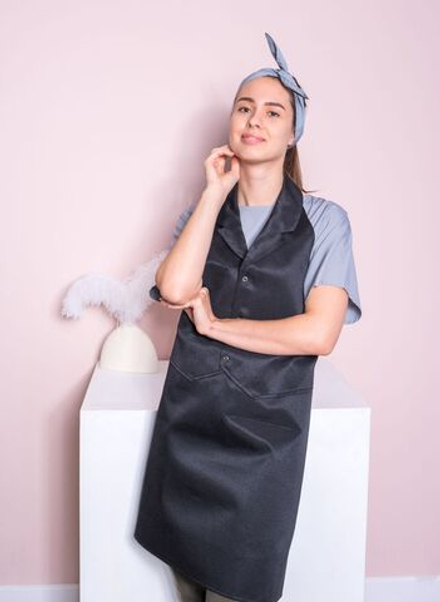 Фартук официанта черный "Кейтеринг"