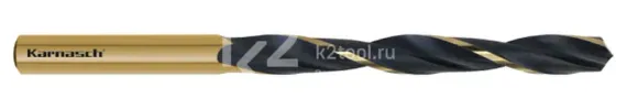Спиральные свёрла Karnasch HSS, короткие, DIN 338, арт. 22.3100