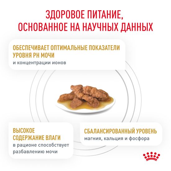 Royal Canin Urinary S/O Moderate Calorie (пауч) диета для кошек при МКБ и ожирении, соус 85 гр.
