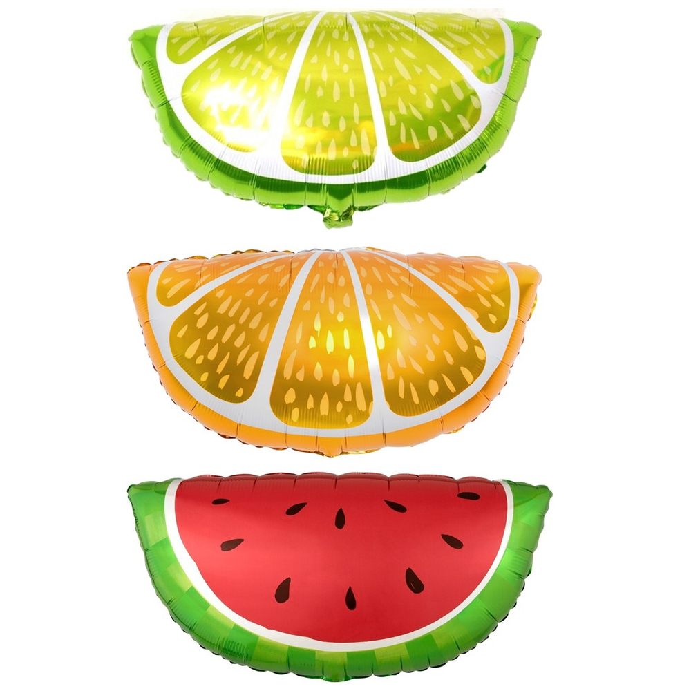 Фольгированный шар-фигура «Долька фруктов», 66 см