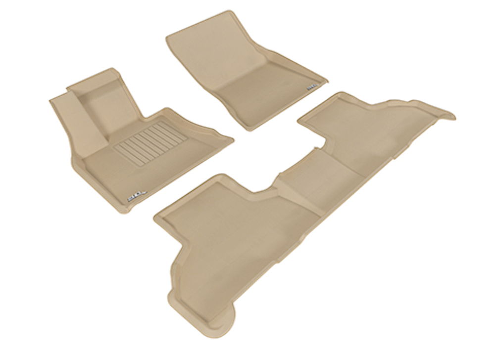 Коврики салона текстильные для BMW X5 F15 2013- Sotra 3D VIP с бортиком бежевые. Артикул ST 73-00129