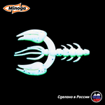 Силиконовая приманка "Minoga" JAGGER 3,0"(4шт) 75мм, 6гр, цвет 020